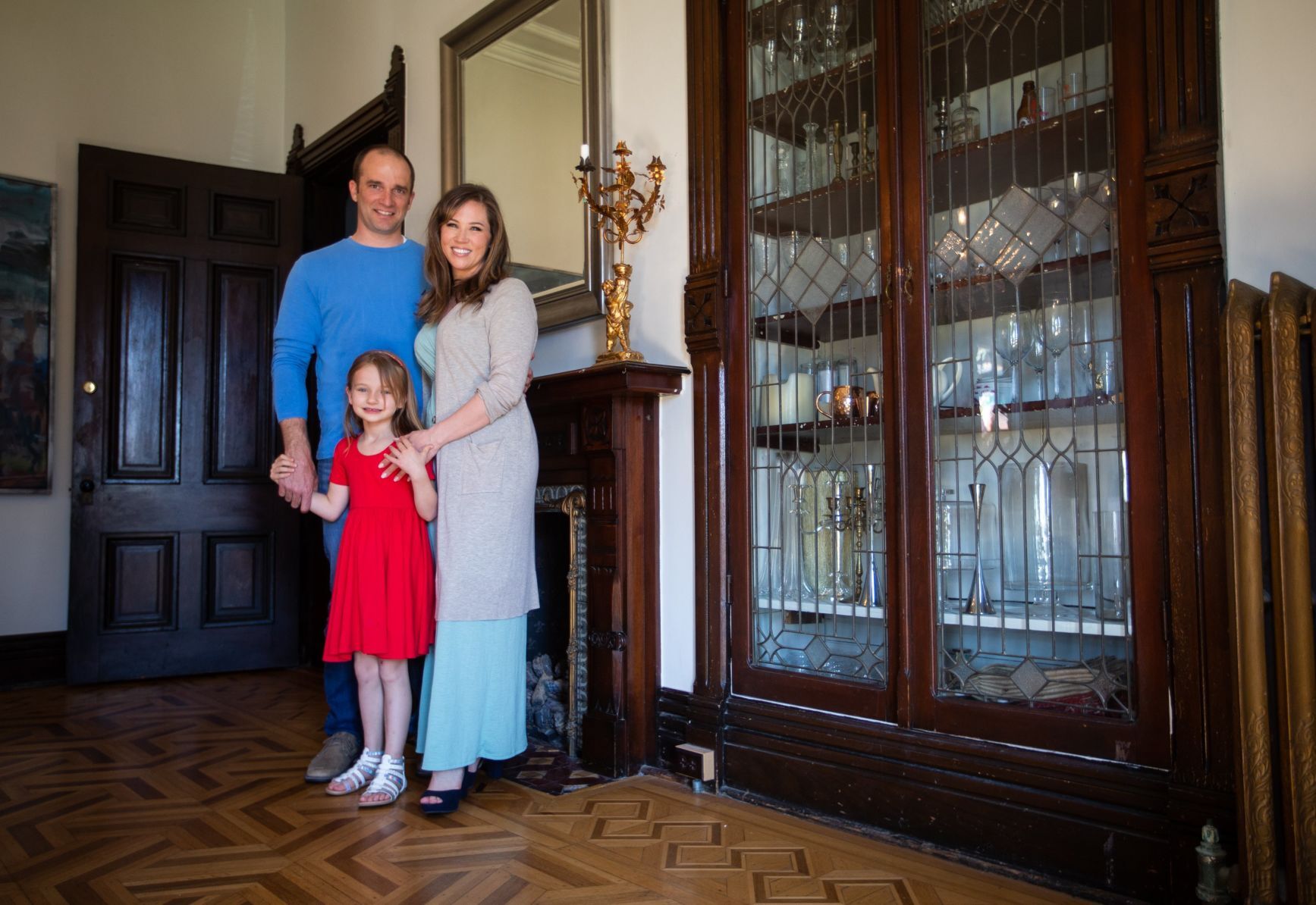 At home in Belleville with the Haniszewskis